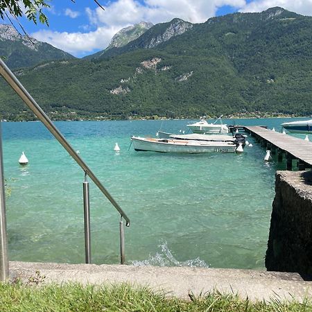 Rare 2 Bedroom With Private Beach On Lake Annecy 두사르 외부 사진