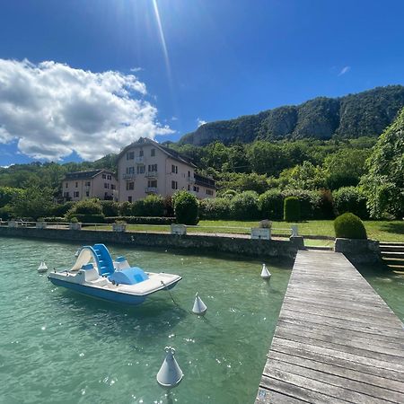 Rare 2 Bedroom With Private Beach On Lake Annecy 두사르 외부 사진