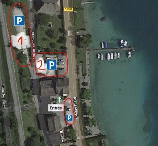Rare 2 Bedroom With Private Beach On Lake Annecy 두사르 외부 사진